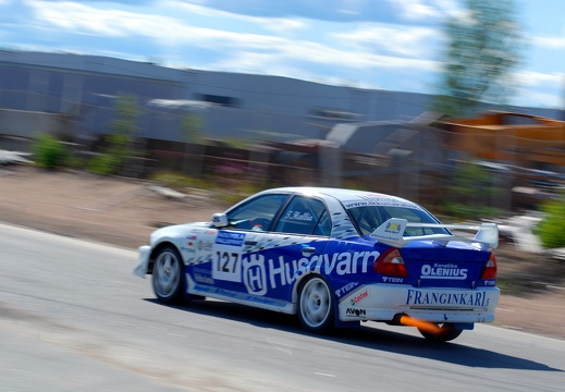 Kouvolan rallisprint 2008, Hallia Tomi, Mitsubishi Lancer