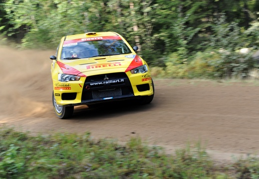 Neste Oil Rally 2010, Ott Tänak, Mitsubishi Lancer Evo X